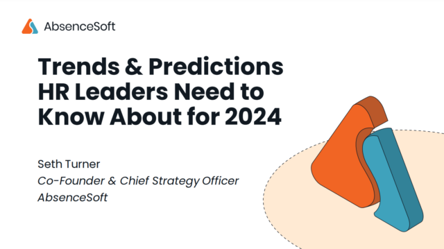 Trends & Predictions HR Leaders Need to Know About for 2024 title slide