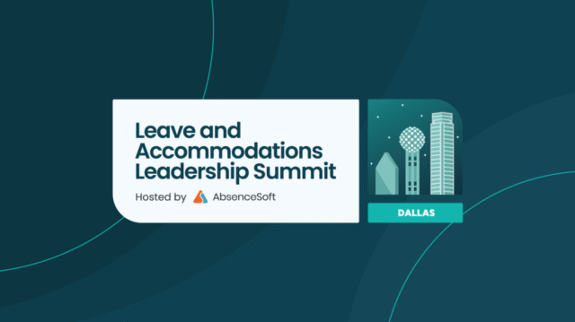 Leave and Accommodations Leadership Summit: Dallas